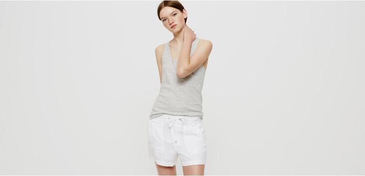 Lou & Grey Brushed Linen Shorts