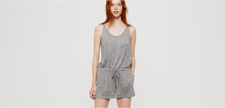 Lou & Grey Heathered Bare Romper