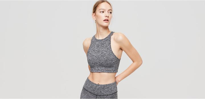 Lou & Grey Brushed Streeeetch Crop Top