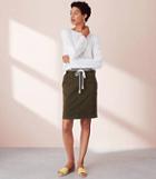 Lou & Grey Roped Twill Pencil Skirt