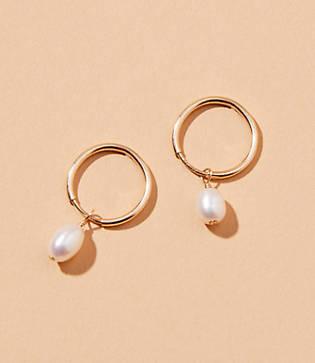 Lou & Grey Koi D'azur Big Pearl Single Hoop Earring