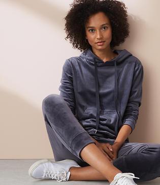 Lou & Grey Velour Hoodie