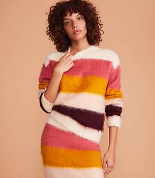 Lou & Grey Airbrushed Stripe Sweater