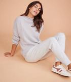 Lou & Grey Pointelle Cashmere Sweater