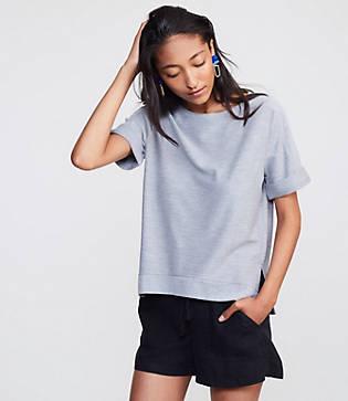 Lou & Grey Cuffed Terry Tee