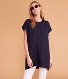 Lou & Grey Shimmer Twill Tunic Top