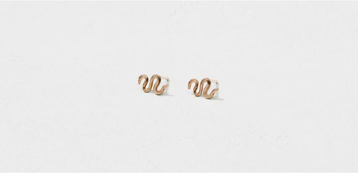 Lou & Grey Upper Metal Class Serpent Earrings