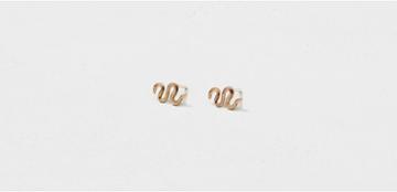 Lou & Grey Upper Metal Class Serpent Earrings