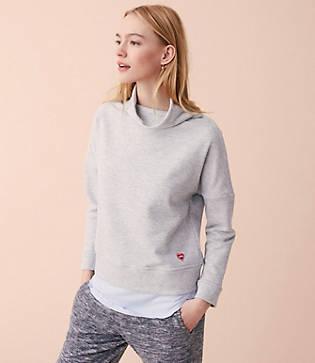 Lou & Grey Hope Heart Patch Sweatshirt