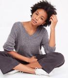 Lou & Grey Flecked Mock Neck Sweater