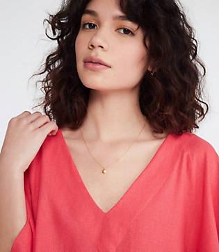 Lou & Grey Koi D'azur Deep Sea Sand Dollar Necklace