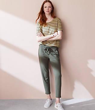 Lou & Grey Striped Slouchy Linen Tee