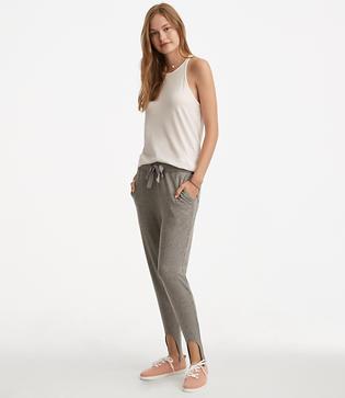 Lou & Grey Sueded Jersey Stirrup Leggings