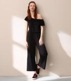 Lou & Grey Fab Cozy Ruffle Jumpsuit