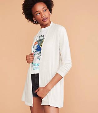 Lou & Grey Signaturesoft Pocket Open Cardigan