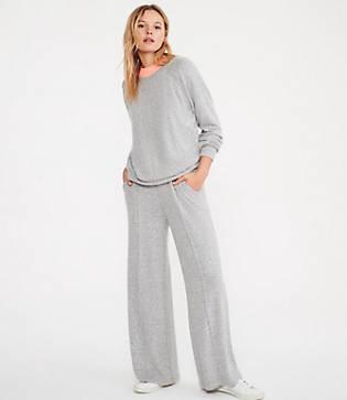 Lou & Grey Brushed Wide Leg Pants