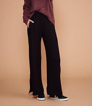 Lou & Grey Signaturesoft Plush Wide Leg Pants