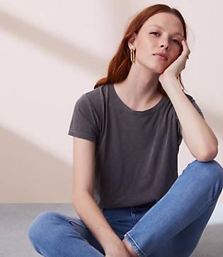 Lou & Grey Sundry Play Nice Tie Back Tee