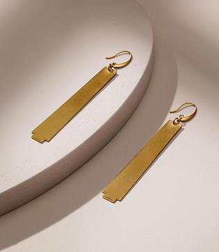 Lou & Grey David Aubrey Necktie Earrings