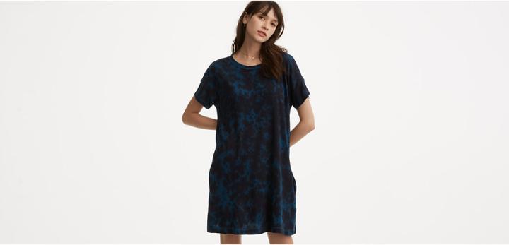 Lou & Grey Cloudwash Softserve Cotton Tee Dress