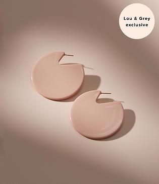 Lou & Grey Machete Jewelry Claire Earrings In Rose