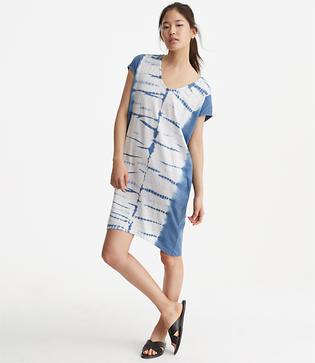 Lou & Grey Sundry Tie Dye Tunic Pocket Dress