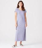 Lou & Grey Sundry Stripes Maxi Dress With Slits