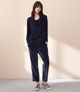 Lou & Grey Velvet Track Pants