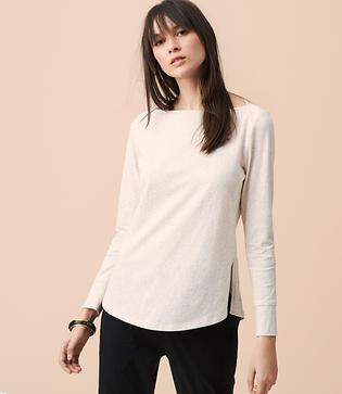 Lou & Grey Heathered Sunset Jersey Tee