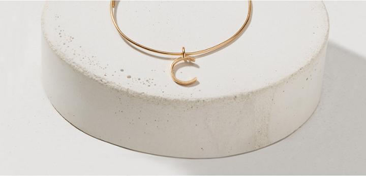Lou & Grey Thatch Initial C Charm