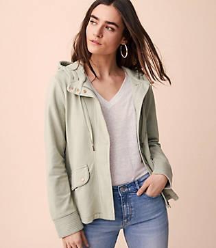 Lou & Grey Garment Dye Hoodie Jacket