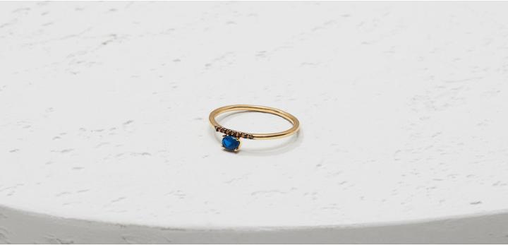Lou & Grey Tai Cz And Montana Ring R998 G/cham/mon