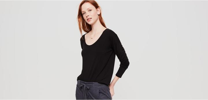 Lou & Grey Sunset Jersey Drop Shoulder Tee