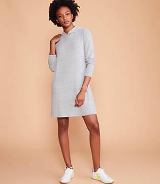 Lou & Grey Brushed Hoodie Swing Dress