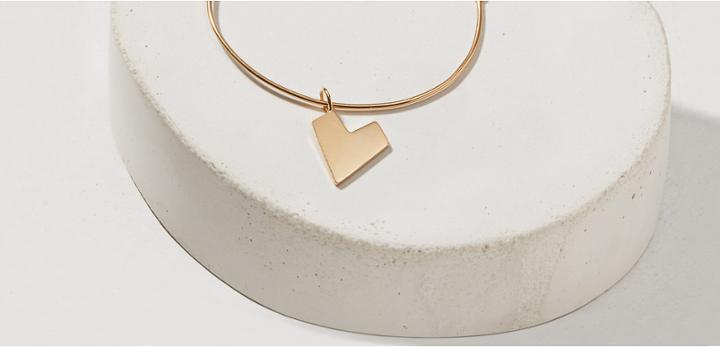 Lou & Grey Thatch Heart Charm
