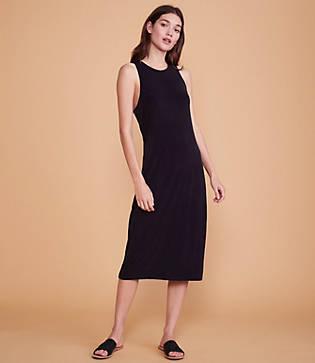 Lou & Grey Fluid Cupro Midi Dress