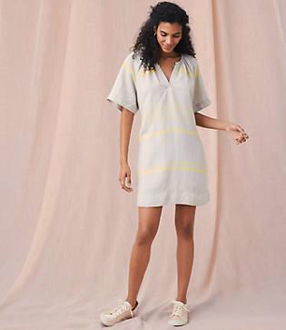 Lou & Grey Highlight Garment Dye Pop On Dress