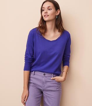 Lou & Grey Twistneck Tee