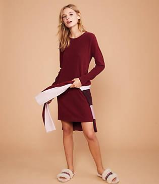 Lou & Grey Sueded Cotton Tee Dress