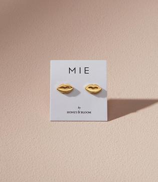 Lou & Grey Mie By Honey & Bloom Lush Lips Stud Earrings