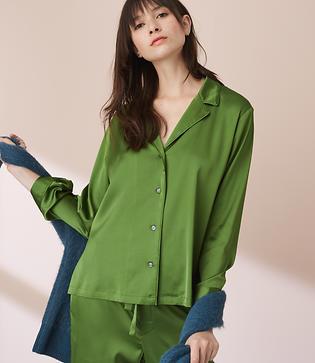 Lou & Grey Satin Shirt