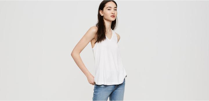 Lou & Grey Softserve Cotton Swing Tank