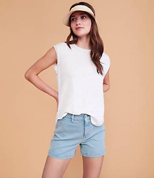 Lou & Grey Softserve Linen Muscle Tee