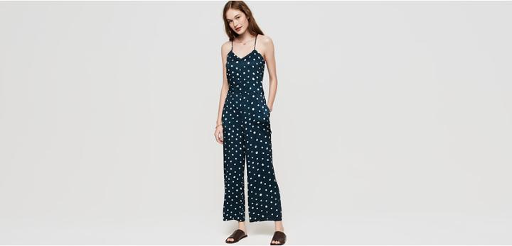 Lou & Grey Polka Dot Jumpsuit