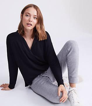 Lou & Grey Signaturesoft Split Neck Top