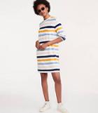Lou & Grey Striped Cozy Jersey Pocket Tee Dress