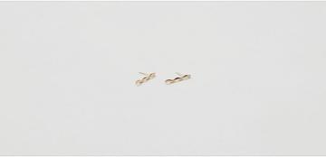 Lou & Grey Upper Metal Class Mini Wave Earrings