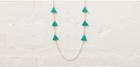 Lou & Grey We See Stars Equilateral Triangle Turquoise Necklace