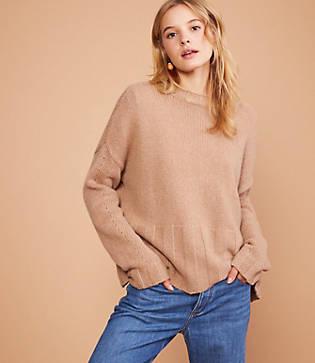 Lou & Grey Ribtrim Cashmere Sweater