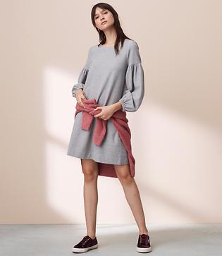 Lou & Grey Blouson Sweatshirt Dress